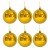 Parlak Cici Top Yılbaşı Ağacı Süsü Gold 4Cm
